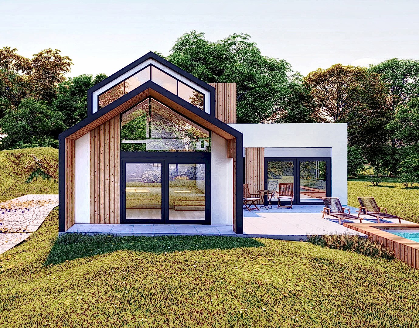 Urla, Zeytinler Hafif Çelik Villa Projesi